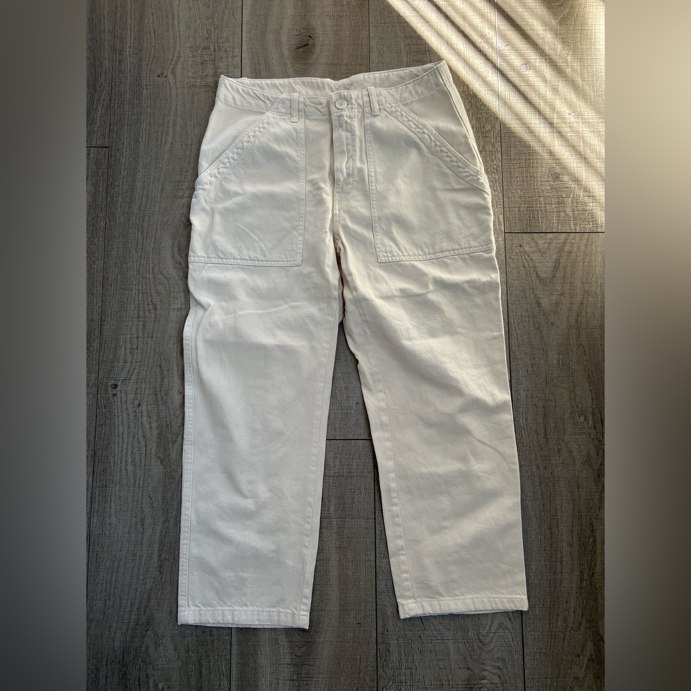 Zara Cream Jeans Women’s Size Large